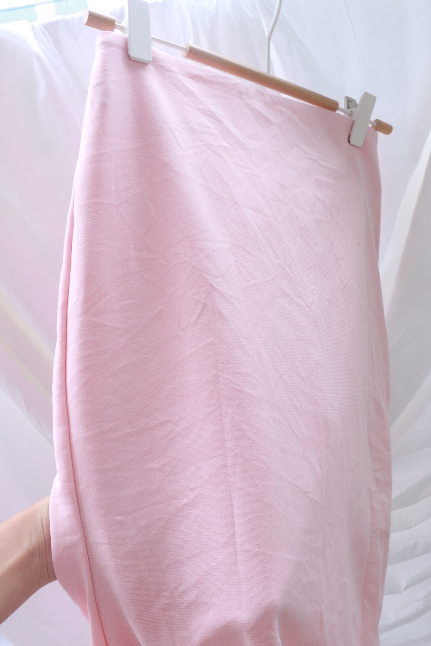 Pastel pink mermaid skirt , pink maxi skirt