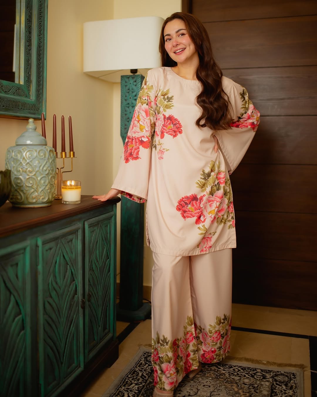 Floral enchanted kurta set - co-ord set