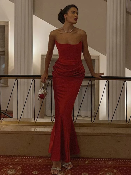 Red Marilyn dress , Valentino dinner and gala gown