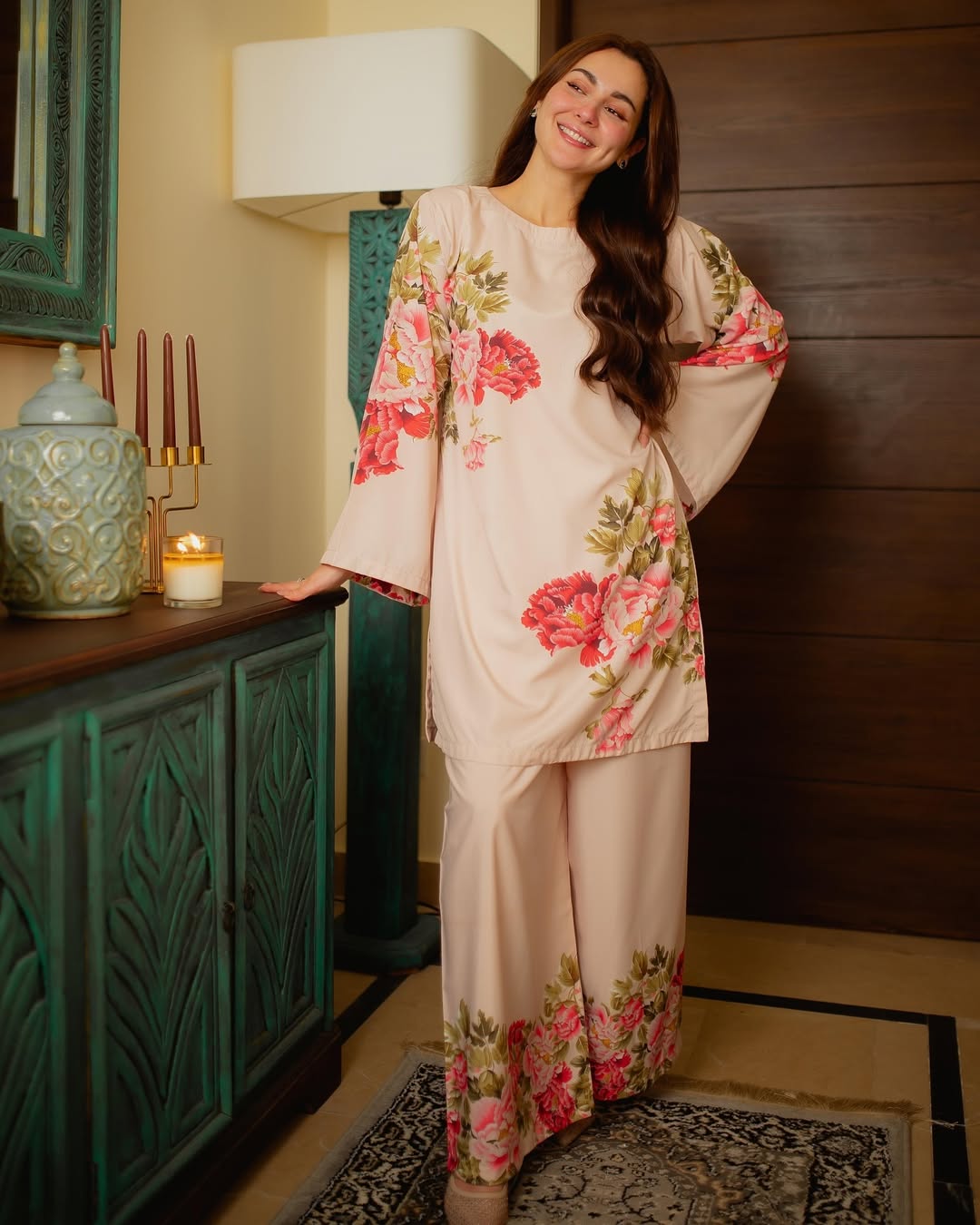 Floral enchanted kurta set -  co-ord set